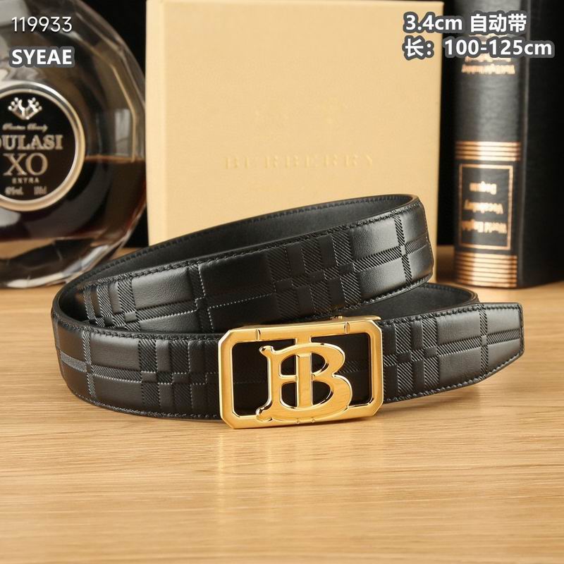 Burberry belt �Զ���34mmX100-125cm 8L02