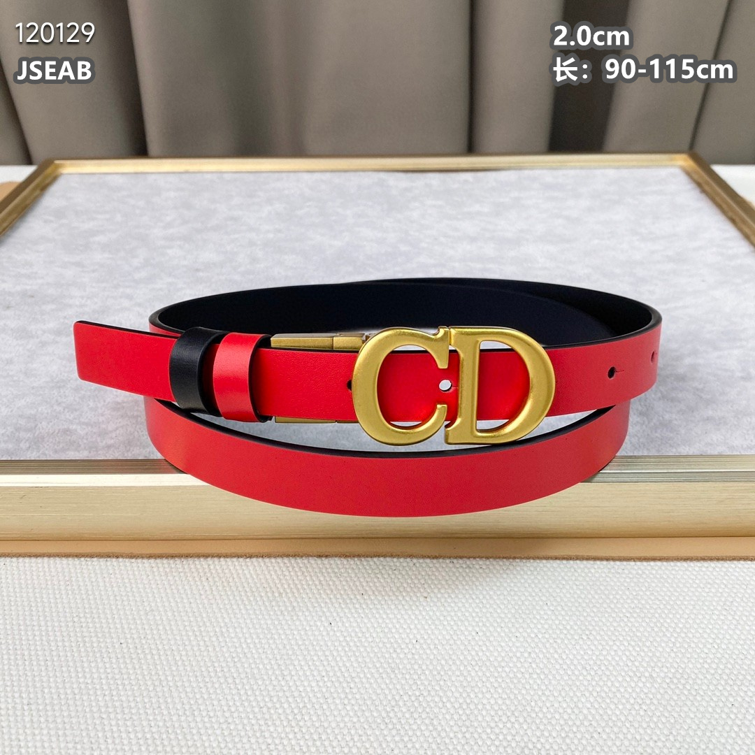 2026Dior Belt 20mm 0916